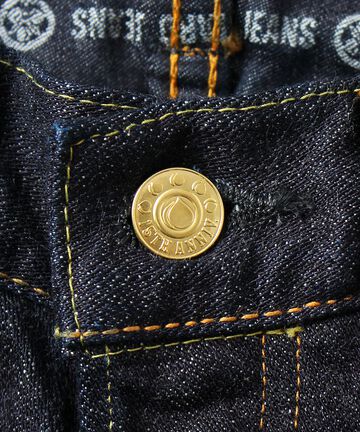 15THB09 15.7oz Deep Blue Broken Selvedge Denim Classic Straight Jeans-One Washed-29,, small image number 13