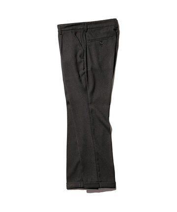 M-18102  / RETORO POLYESTER TWILL / ONE PLEATS STA-PREST TAPERED PANTS,GRAY, small image number 1