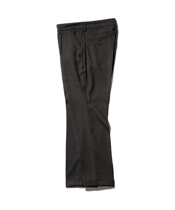 M-18102  / RETORO POLYESTER TWILL / ONE PLEATS STA-PREST TAPERED PANTS,BROWN, small image number 1