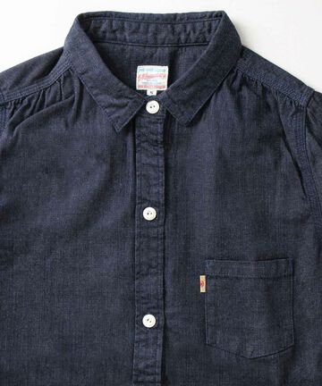 MZOP0104 8 ounces Going to Battle Label denim dress,, small image number 2