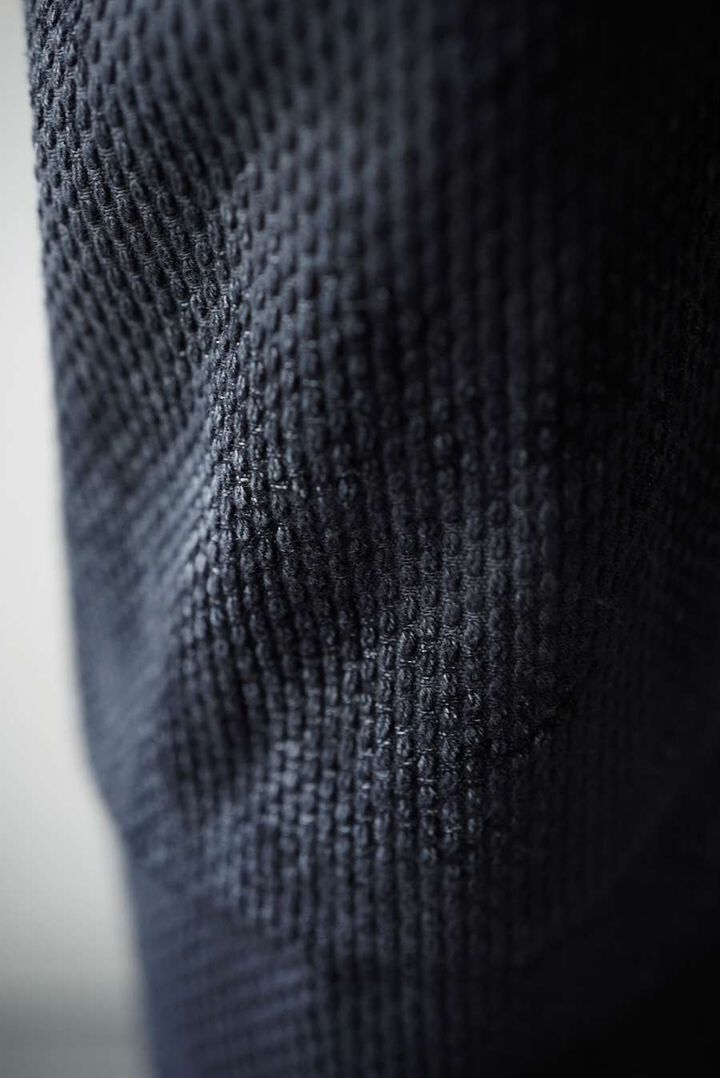 233PT20 Ancient Dyed Sashiko / W-Tuck Pants,LOGWOOD BLACK, medium image number 13