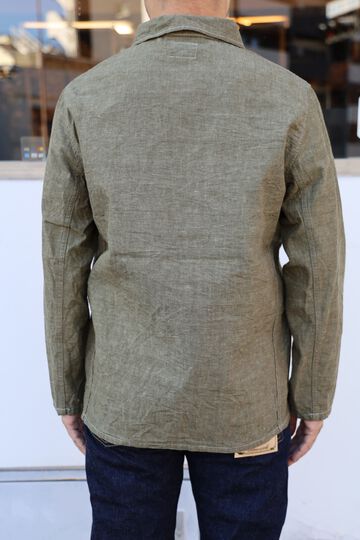 ONI03101-HC 8.3oz Heavy Chambray Coverall-KHAKI OLIVE-38,KHAKI OLIVE, small image number 33