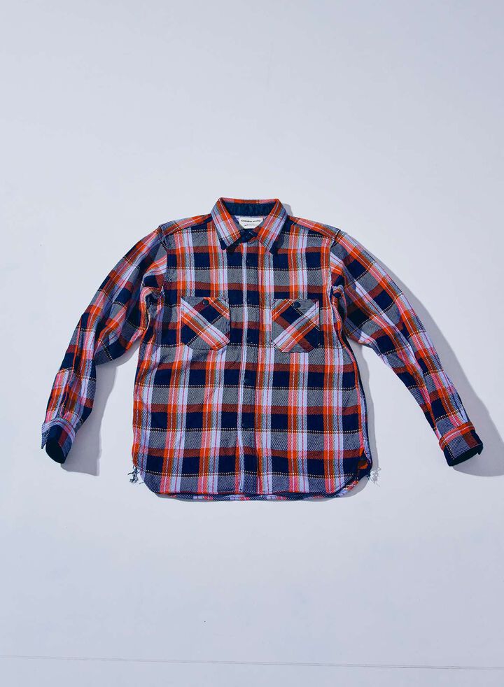 SIN25-01 Heavy Indigo Flannel,PINK, medium image number 4