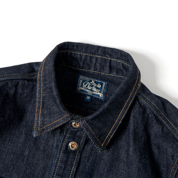 SP-060 14oz 40th embroidered denim shirt,, small image number 2