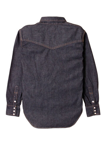 TCB Ranchman Shirt (Denim) 8.5oz Denim Western Shirt,, small image number 1