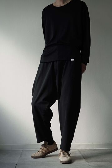 CAP708PT10　Barathea cloth / Sarrouel Pants,BLACK, small image number 1