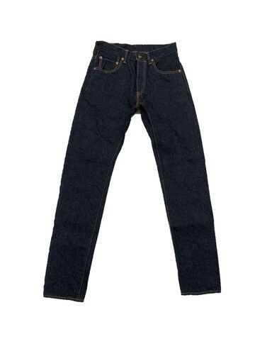 ONI902CCD-GOLV 15oz Crushed Concrete Denim Weft: Grayish Olive Kabuki Selvedge High rise Relax Tapered,, small image number 7