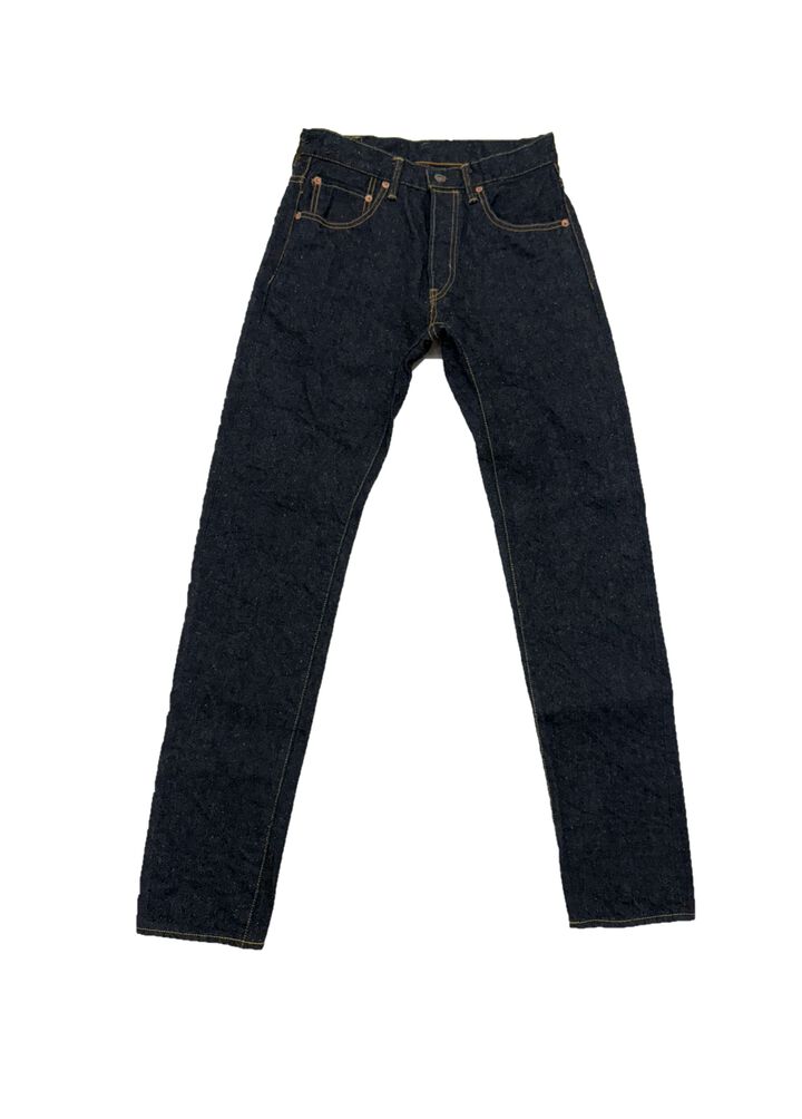 ONI902CCD-GOLV 15oz Crushed Concrete Denim Weft: Grayish Olive Kabuki Selvedge High rise Relax Tapered,, medium image number 7