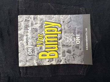 ONI-277Bumpy-黒 (Black) 17oz Bumpy Denim Just Right Straight,, small image number 9
