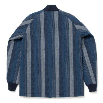 4542 NORAGI KASURI SASHIKO JACKET,NAVY, small image number 1
