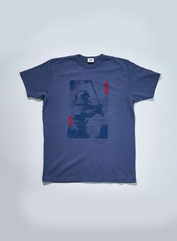 SJST25-106 "RASEN" INLAY LOOPWHEEL T-SHIRT,BLACK, small image number 4