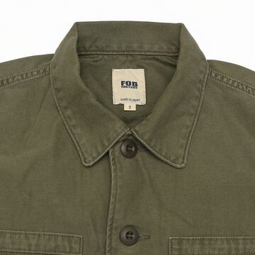 F2362 FATIGUE SHIRT JACKET  (14: OLIVE),, small image number 2