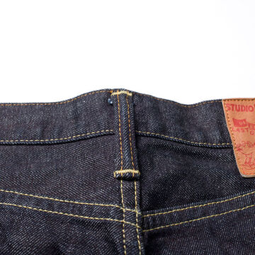 SDL-704 13oz Bomb shell jeans wide straight(One washed)-26-One Wash,, small image number 7
