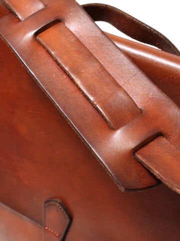 VS-248L LEATHER POSTMAN SHOULDER BAG,CAMEL, small image number 6