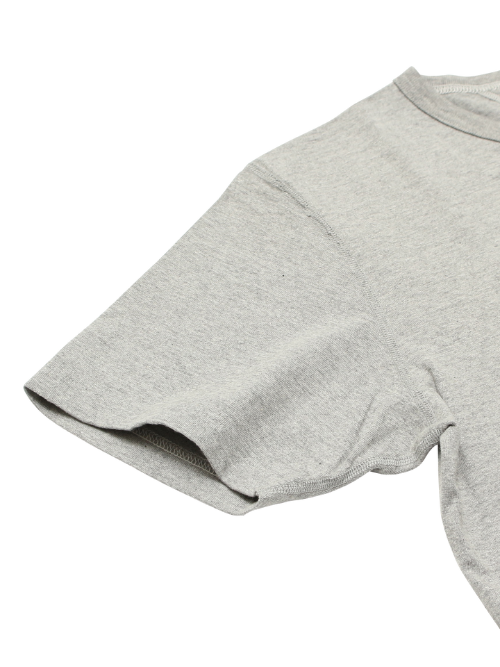 BR-8145 Vintage V Gudget Short Sleeve T-shirts (6 COLORS)-IVORY- M,IVORY, medium image number 9