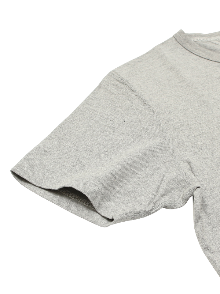 BR-8145 Vintage V Gudget Short Sleeve T-shirts (6 COLORS)-GREY- M,GREY, medium image number 9