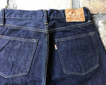 GZ-16SLST-Z01 16oz Right-woven ZIP jeans Slim Straight(One washed),, small image number 3