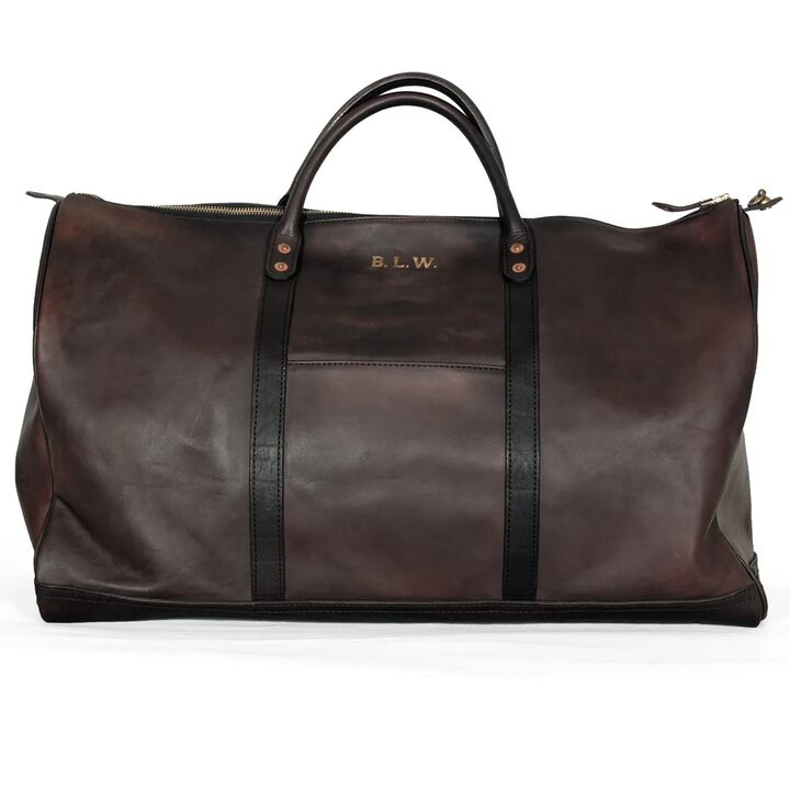 VS-261L LEATHER TRAVEL BOSTON BAG - Brown,BROWN, medium image number 2
