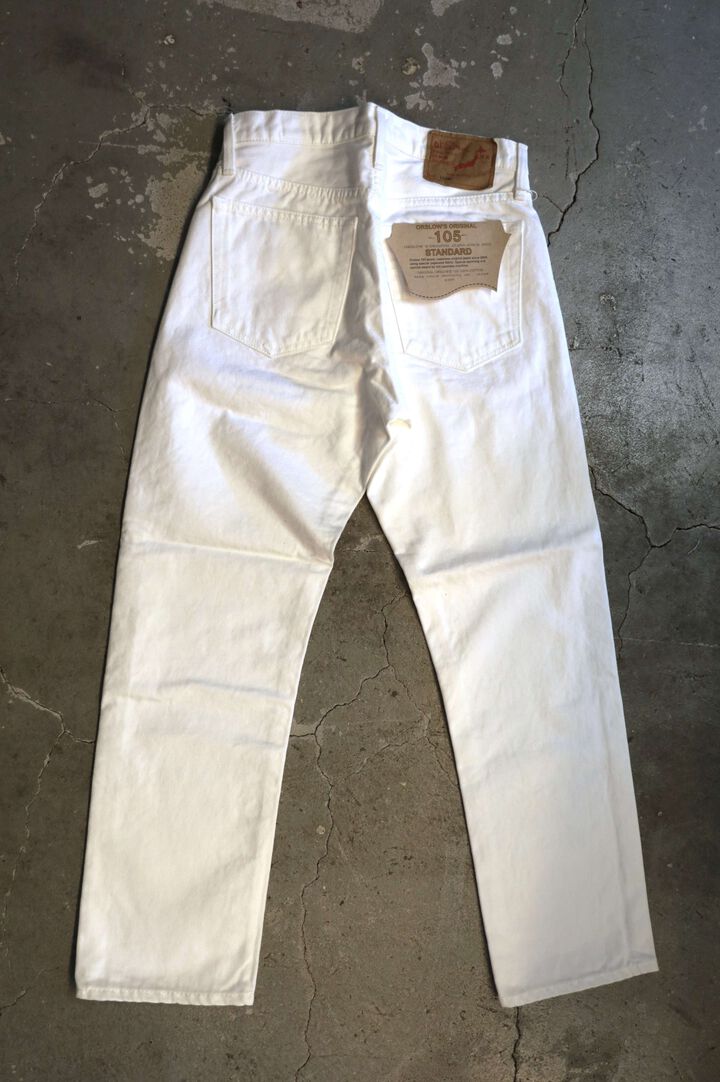 01-1050W-69 90s 5POCKET White Denim,, medium image number 1