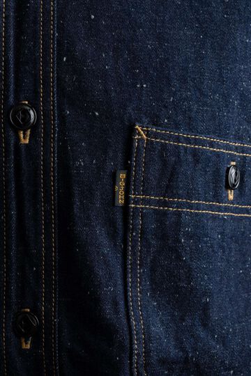 MS005E (001) 10oz SELVADGE DENIM WORK SHIRTS,, small image number 2