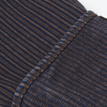 D1830 14OZ KAKISHIBU DENIM HICKORY JEANS RELAX TAPERED,, small image number 5