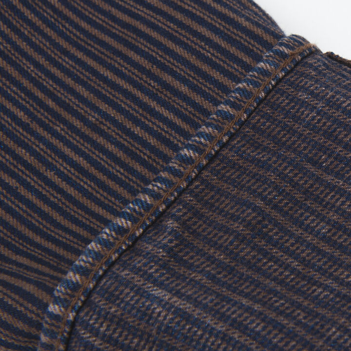 D1830 14OZ KAKISHIBU DENIM HICKORY JEANS RELAX TAPERED,, medium image number 5