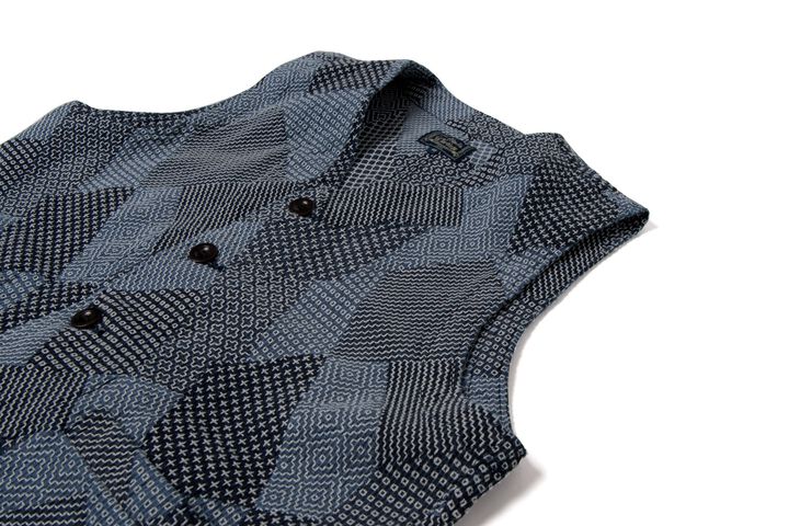 4577 Tsugihagi Sashiko Vest -46,, medium image number 4