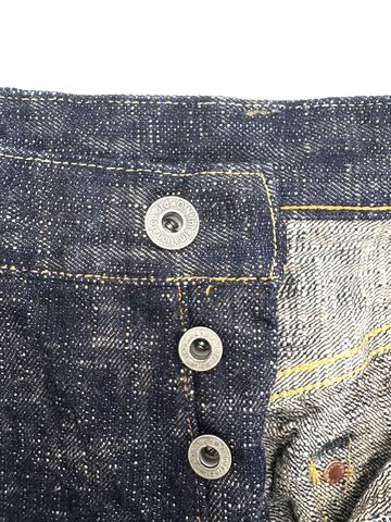 ONI595-KASURI 17oz ONI Kasuri Denim Retro style Loose Straight,, small image number 9