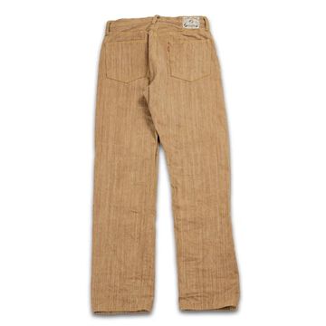 GZ-NPST-KAKI 13oz Natural Dyed Nep Straight Jeans Kakishibu,, small image number 1