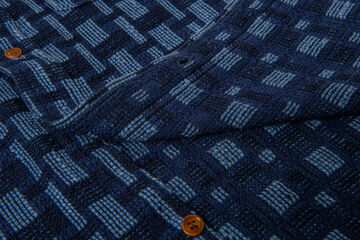 【Pre-Order】5757 Indigo NORAGI Work Shirts,INDIGO, small image number 3