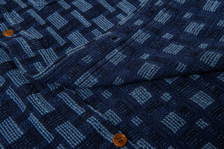 【Pre-Order】5757 Indigo NORAGI Work Shirts,INDIGO, medium image number 3