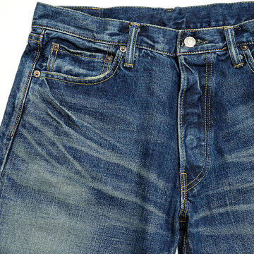 15OZ Standard Selvedge Denim Btton fly Straight Jeans,, small image number 2