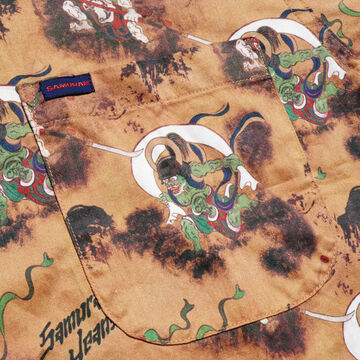 SSA23-FR "Fujin Raijin" Shirt-BEIGE-L,BEIGE, small image number 4