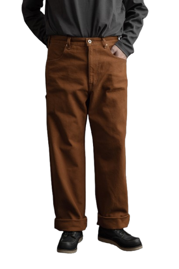 WR545F (53) World Workers 50th Anniversary Duck Painter Pants,BROWN, small image number 5