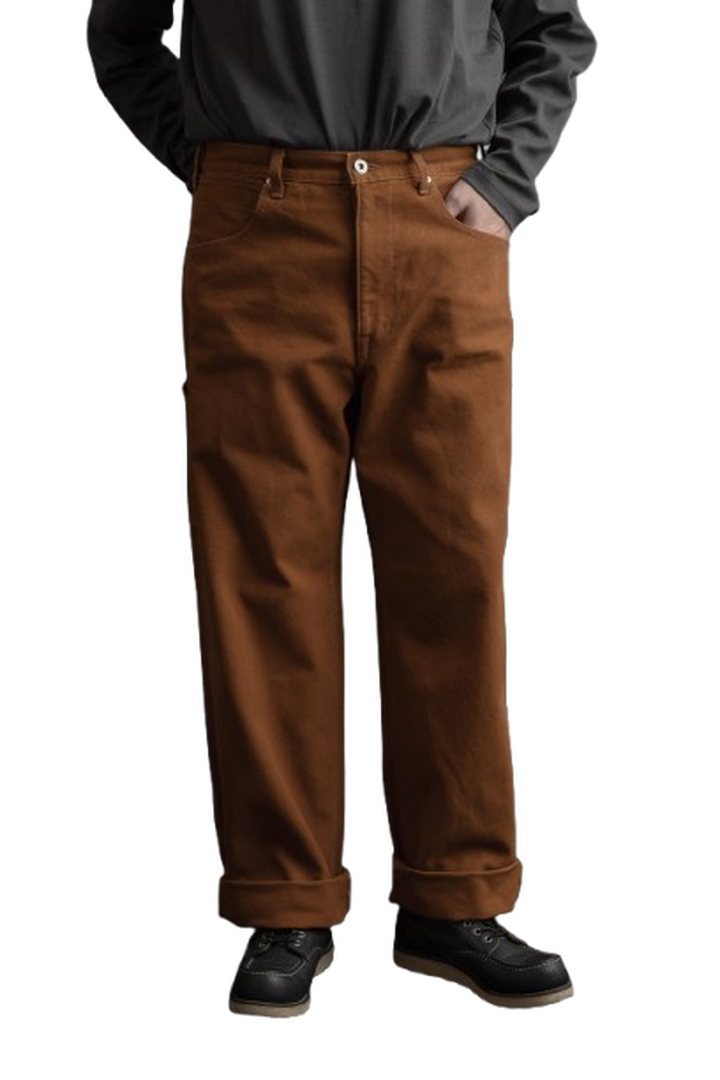 WR545F (53) World Workers 50th Anniversary Duck Painter Pants,BROWN, medium image number 5