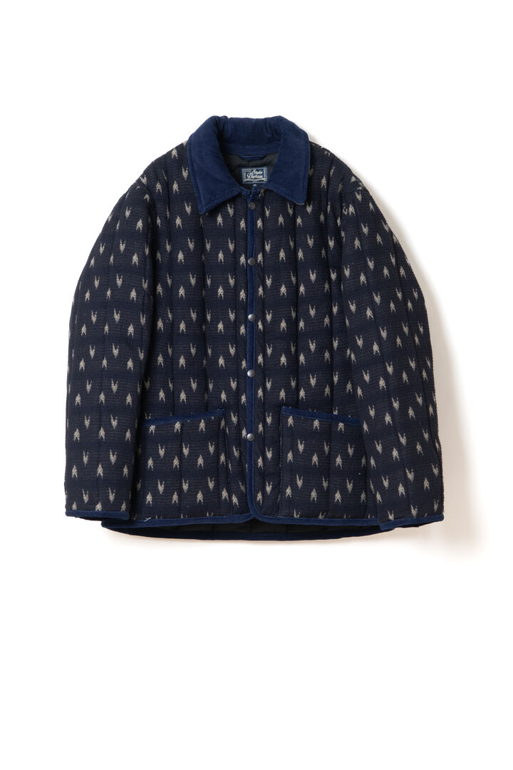 4597 Arrow Kasuri Indigo Sashiko Jacket,, medium