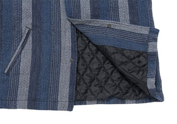 4542 NORAGI KASURI SASHIKO JACKET,NAVY, small image number 3