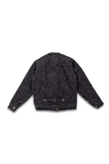 GZ-SKGJ1ST-BK Kase Dyed JEAN JACKET 1ST Black,, small image number 1