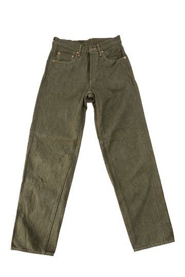 ONI822-OLD18 18oz Olive Denim Super Wide Tapered,, small image number 5