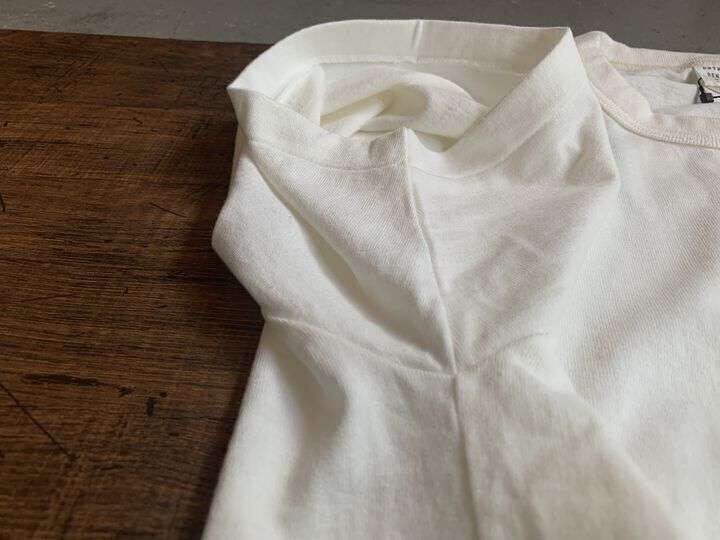 ENTRY SG. &times; DENIMIO Collaboration ESGDM01 STANDARD "Tsuri-ami" T-shirt (WHT,BLK),WHITE, medium image number 11