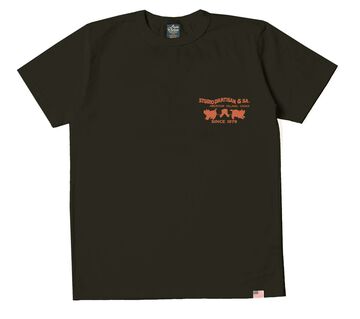 8153 USA Cotton Standard Print T-Shirts,WHITE, small image number 2