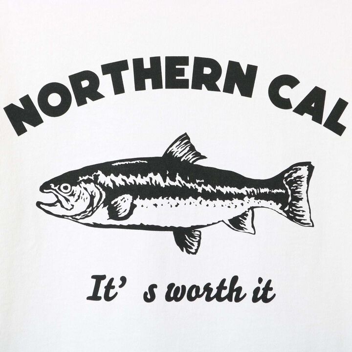 BR-26125 16/- Slaps L/S Print T-Shirt 【NORTHERN CAL】,GREY, medium image number 10