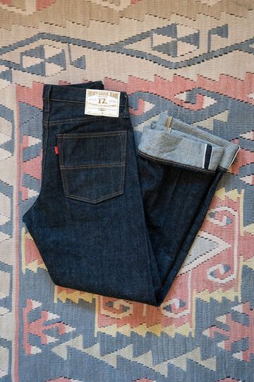M1803 (001) 17oz Heavy Gauge Jeans / Straight-One Wash-29,, small image number 1