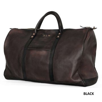 VS-261L LEATHER TRAVEL BOSTON BAG,BLACK, small image number 0