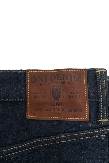 ONI222CCD-GOLV 15oz Crushed Concrete Denim Weft: Grayish Olive Kabuki Selvedge Super Wide Straight,, small image number 7