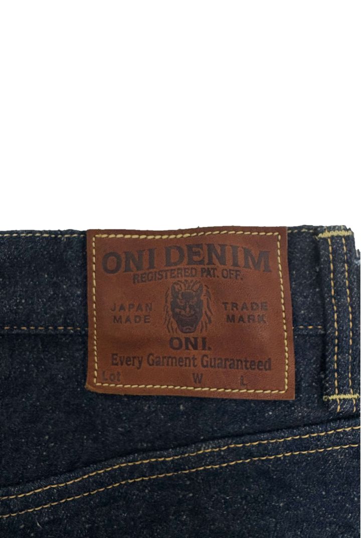 ONI222CCD-GOLV 15oz Crushed Concrete Denim Weft: Grayish Olive Kabuki Selvedge Super Wide Straight,, medium image number 7