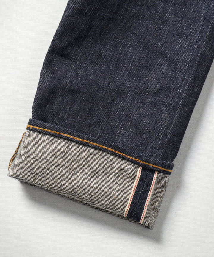 J304 CIRCLE straight 12.5oz African cotton vintage Selvedge(One washed),, medium image number 7