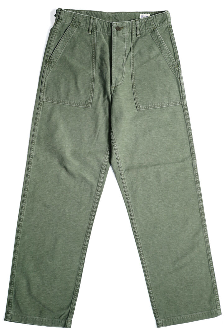 01-5002-216 US ARMY FATIGUE PANTS USED WASH (REGULAR FIT),GREEN USED, medium image number 7