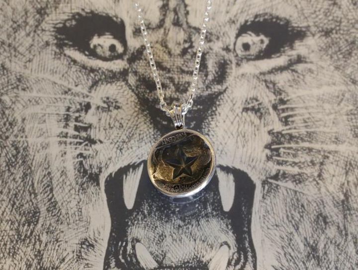 16AC-110 Hybrid Star Native Coin Necklace,, medium image number 1