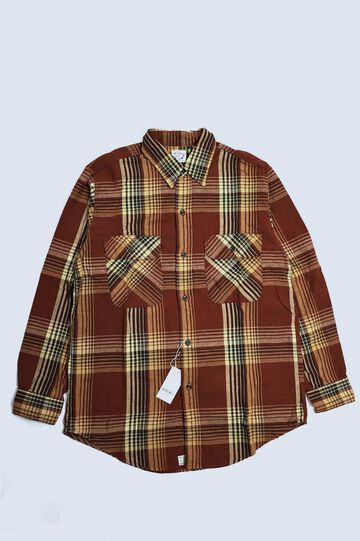 01-8064 Chambray Work Shirt (C53 Brown Check),, small image number 0